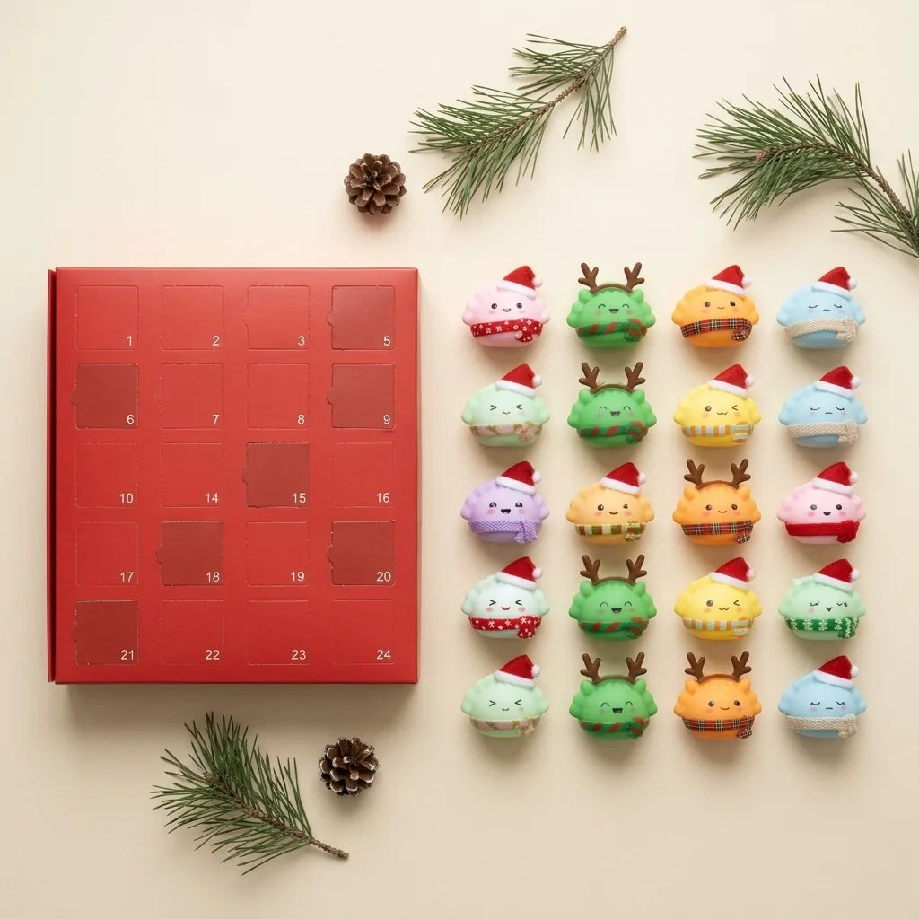 Calendario dell'Avvento Squishy