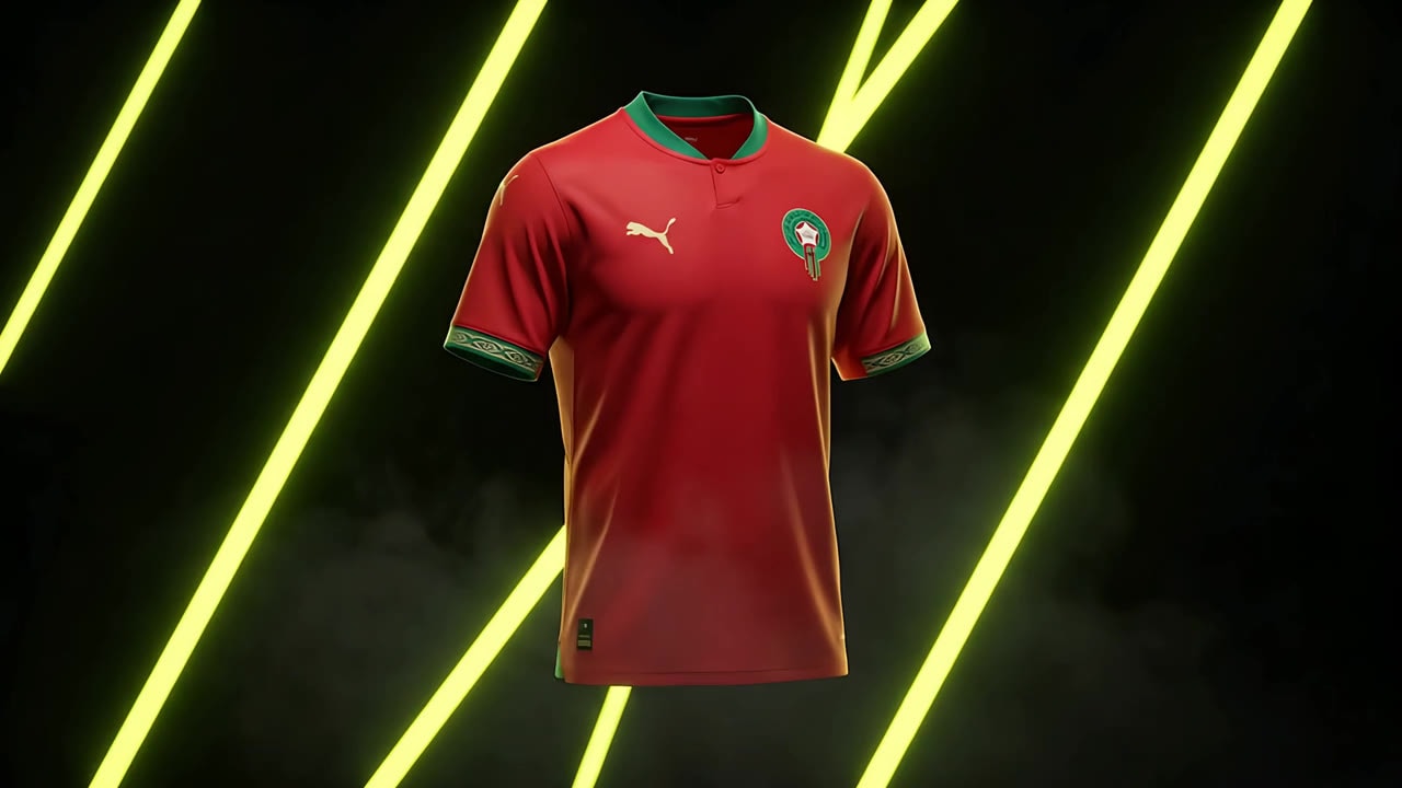 Morocco Home Shirt 25/26 — Official